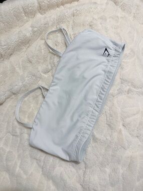 Gymshark White Bandeau Sports Bra